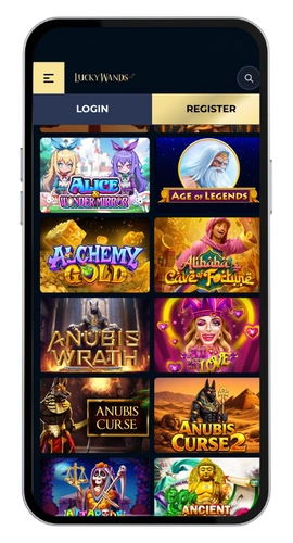 LuckyWands kasino apk