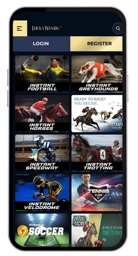 LuckyWands kasino app